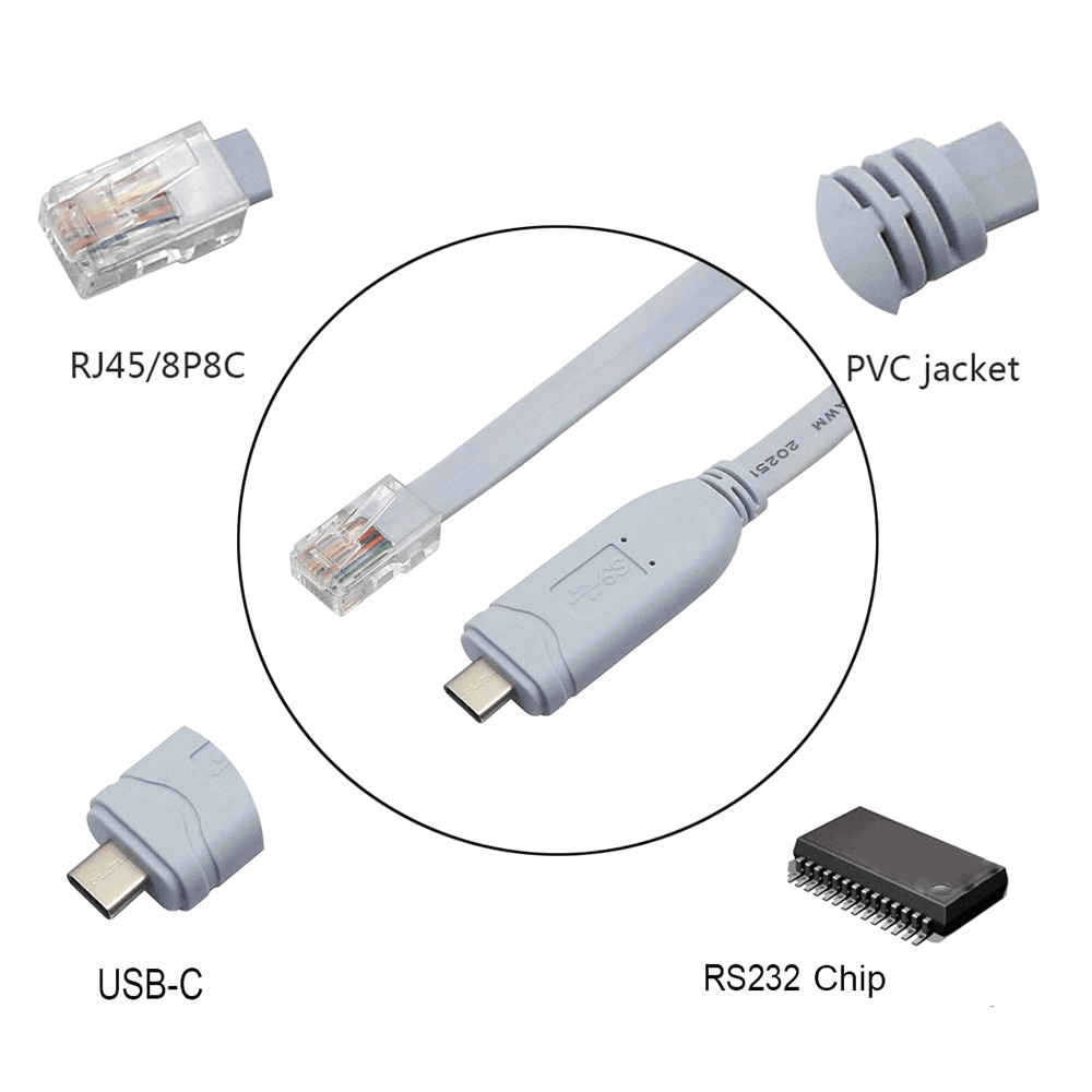 Kabl Type C na RJ45 Jwd-c40 1.8m