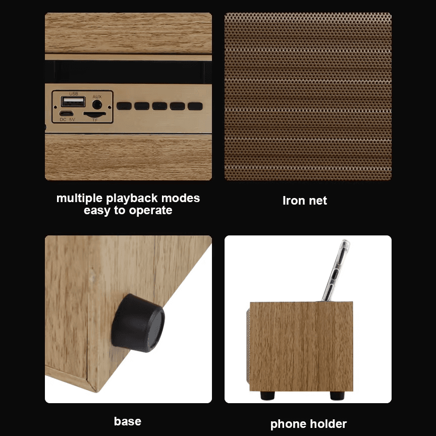 Bluetooth Zvucnik Kisonli G11A Braon