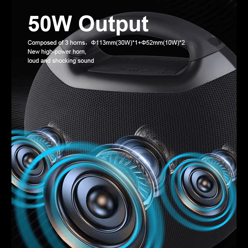 Bluetooth Zvucnik Kisonli K11 50W Crni