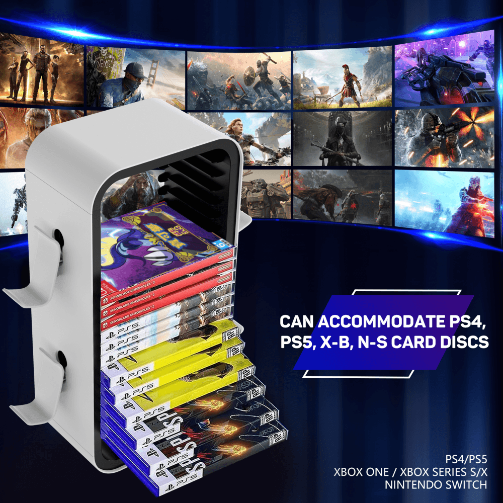Linyuvo KP06 Set za PS5 Crno Beli