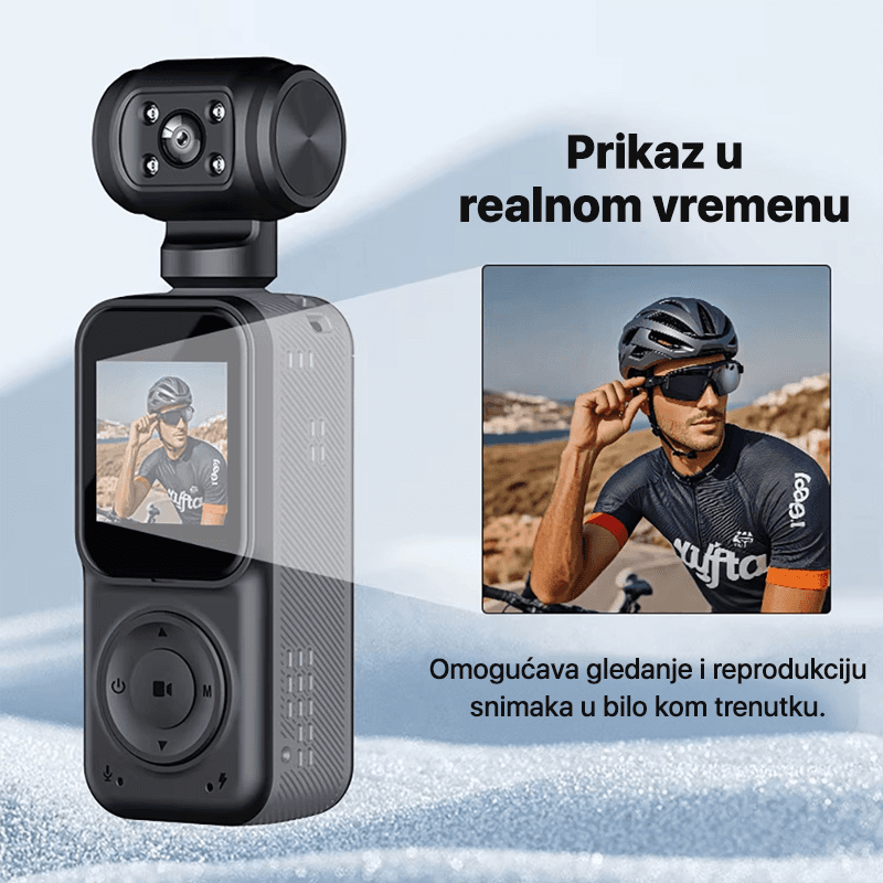 Smart Akciona Kamera Q5 2K Crna