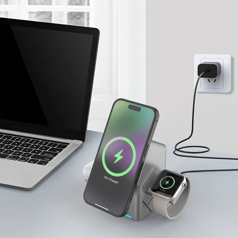Wireless Desktop Punjac XW-10 Sivi