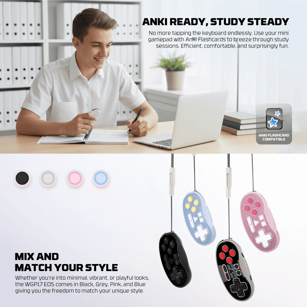 Joypad Wireless Fantech WGP17 Eos Mini Rozi