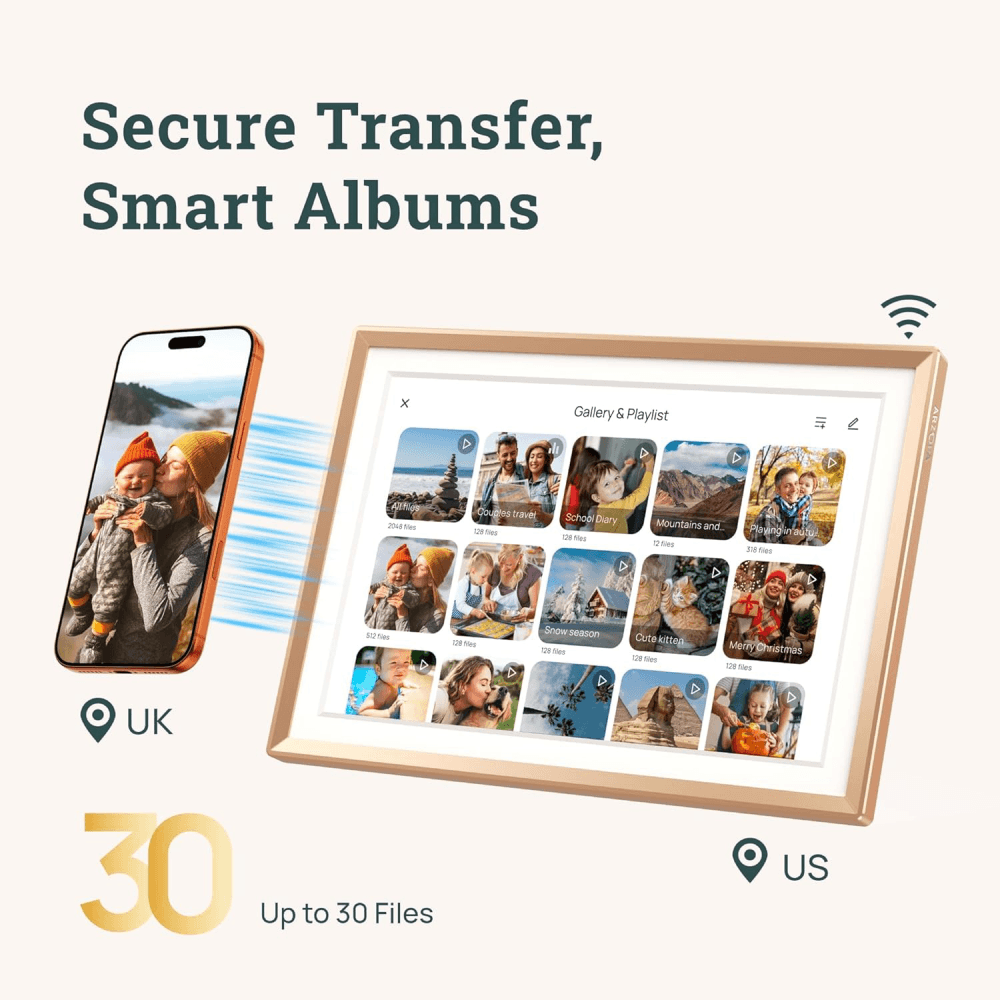 Digitalni Foto Ram Arzopa 10,1'' Gold Metal 32GB