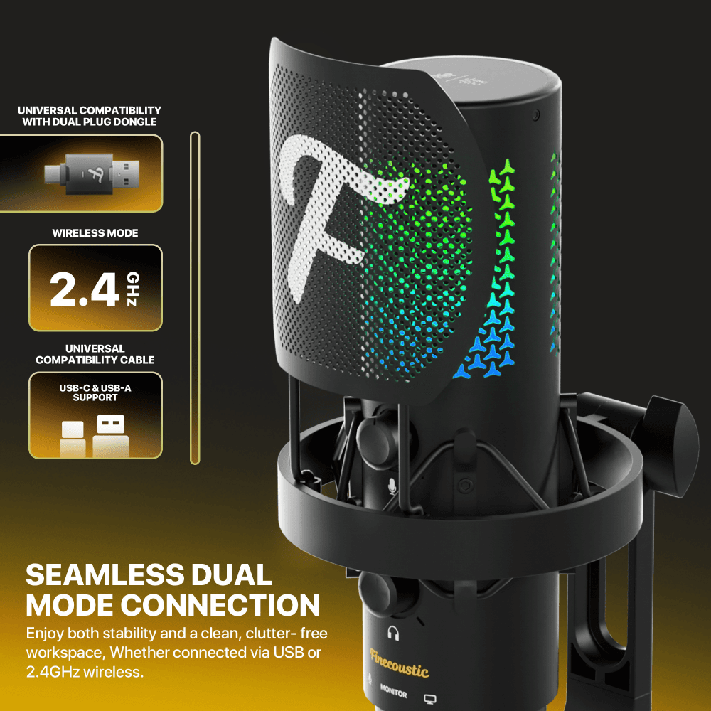 Mikrofon Wireless Fantech WFM1 Resono Crni