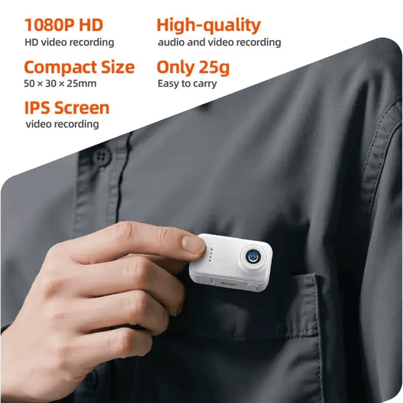 Mini Kamera F2 32GB Bela