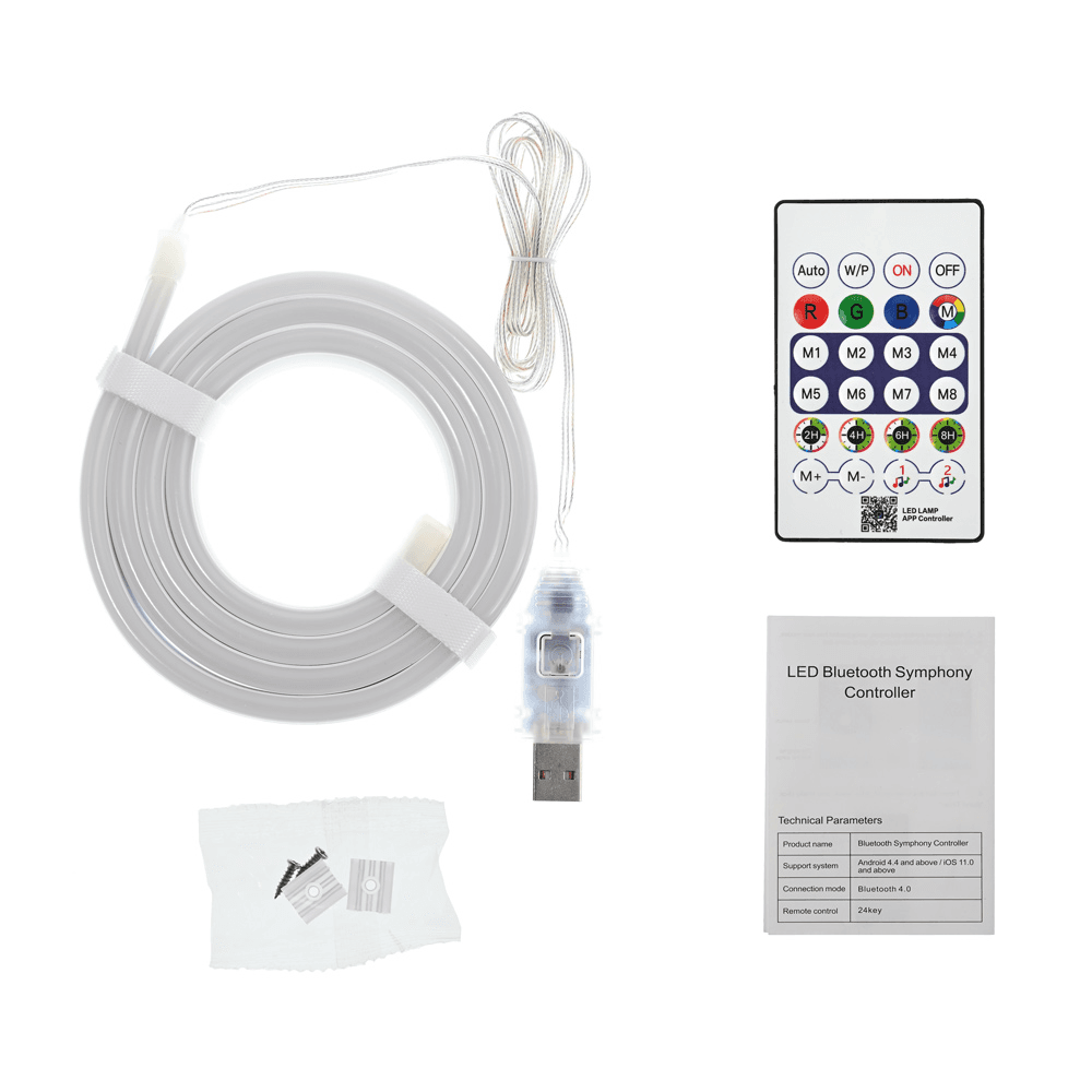 LED Svetlo Neon Rope RGB 1M