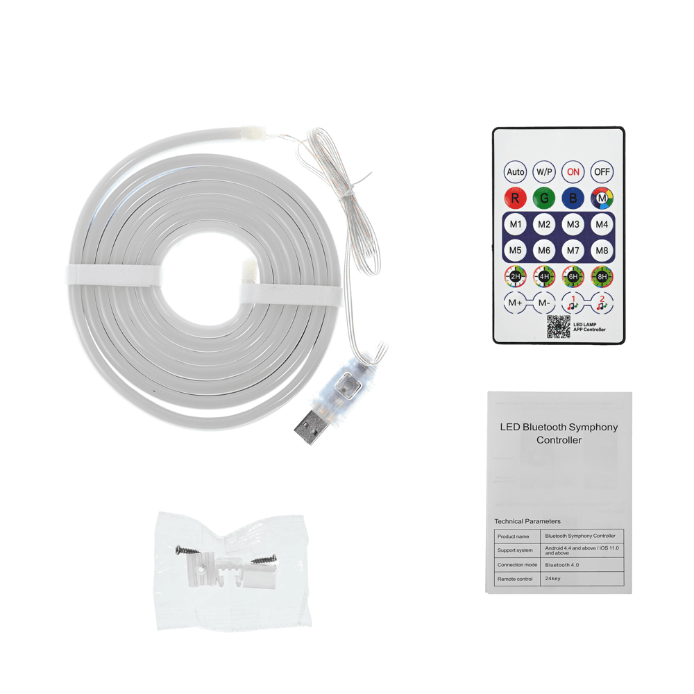 LED Svetlo Neon Ropergb 2M