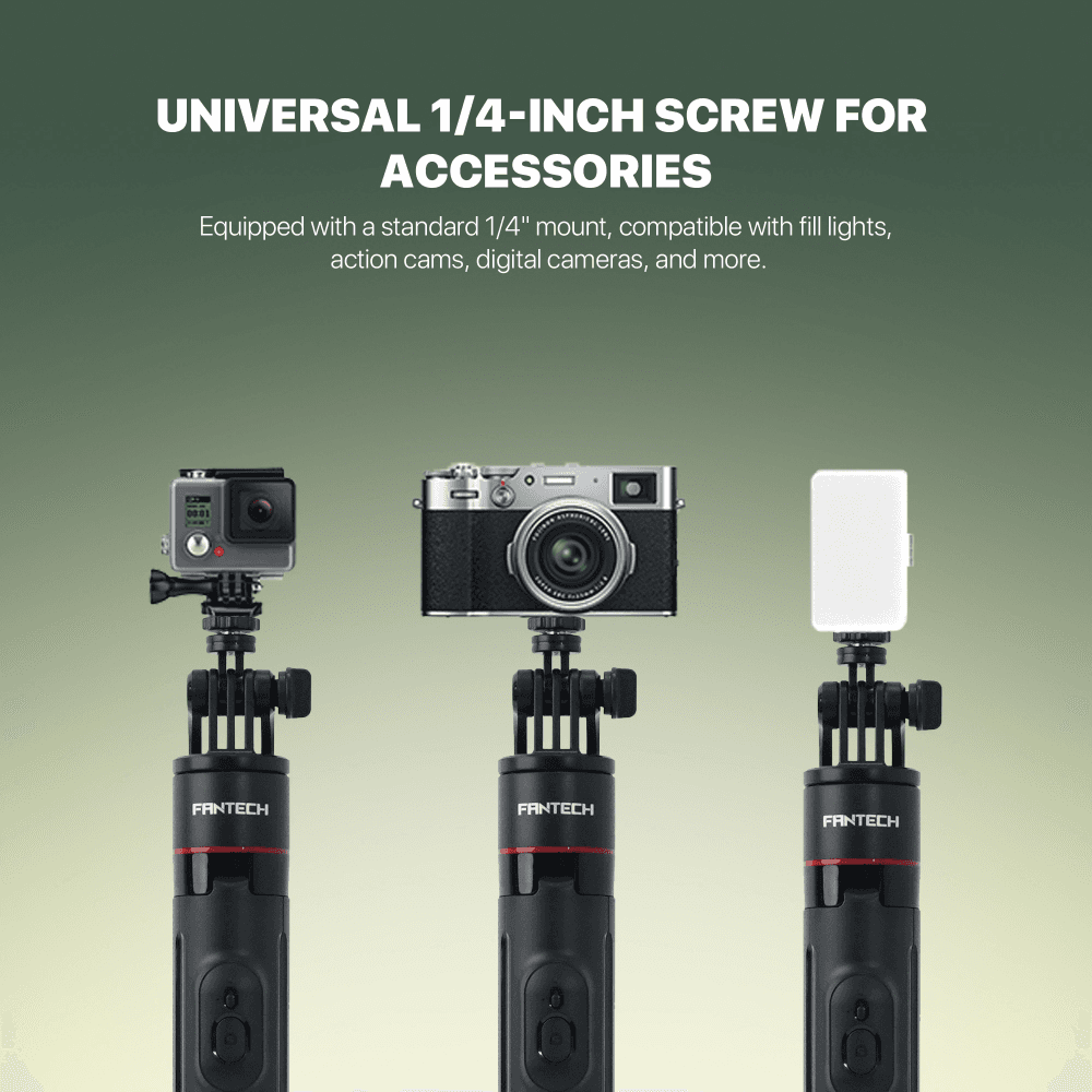 Selfie Stick Fantech SS175 Selfi Stap Crni
