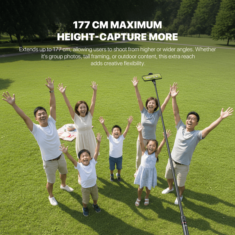 Selfie Stick Fantech SS177 Selfi Stap Crni