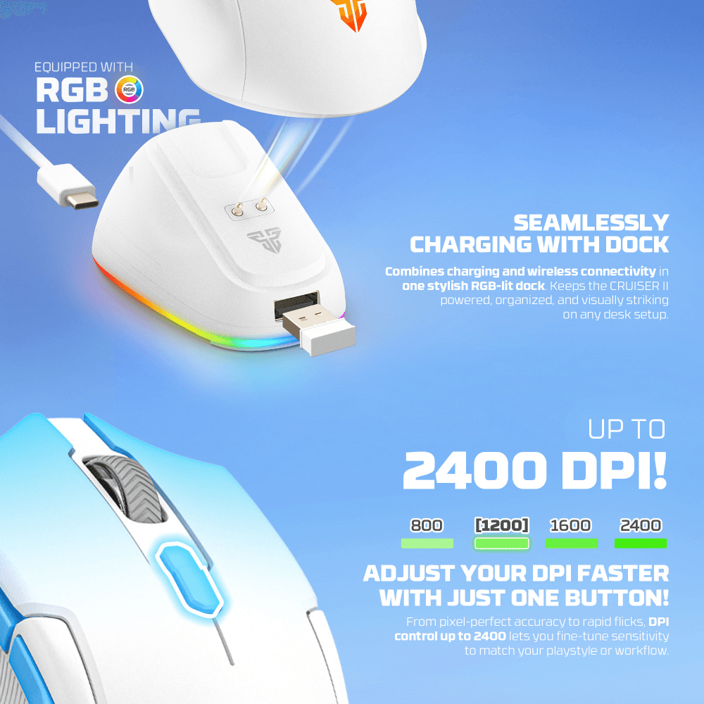 Mis Wireless Fantech Wg11v2rd Cruiser II Crni
