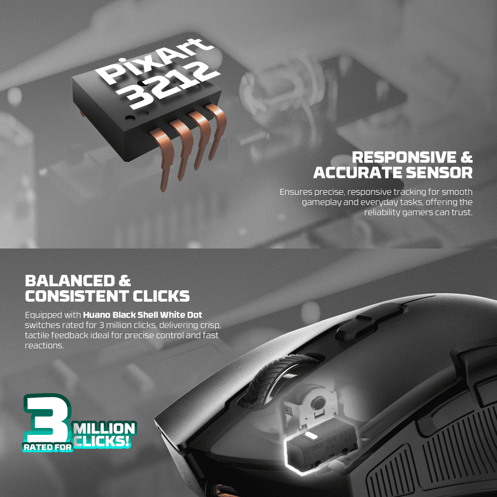 Mis Wireless Fantech Wg11v2rd Cruiser II Crni
