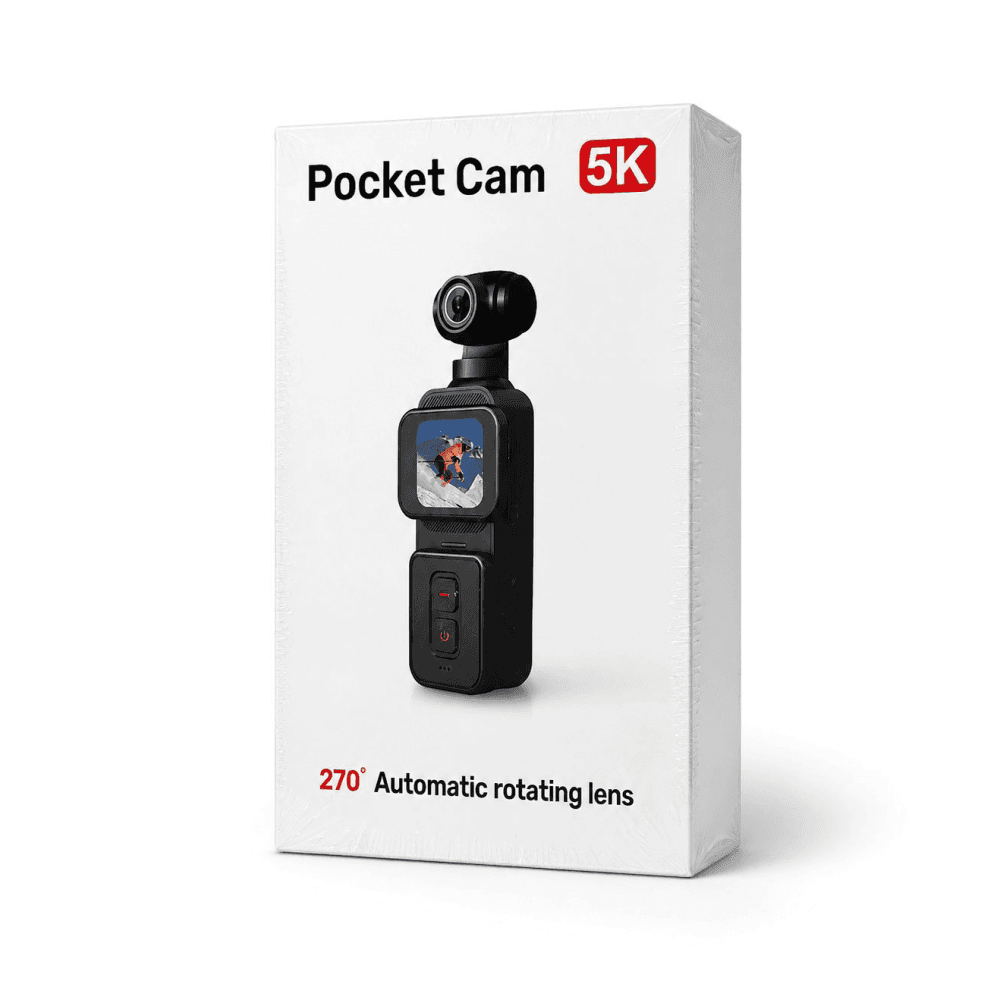Akciona Kamera JWD 5K Pocket Crna
