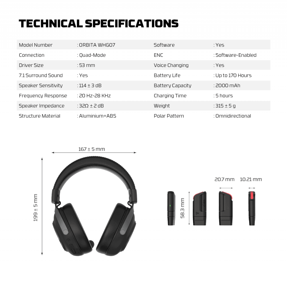 Bluetooth Slusalice Fantech WHG07 Orbita Pink