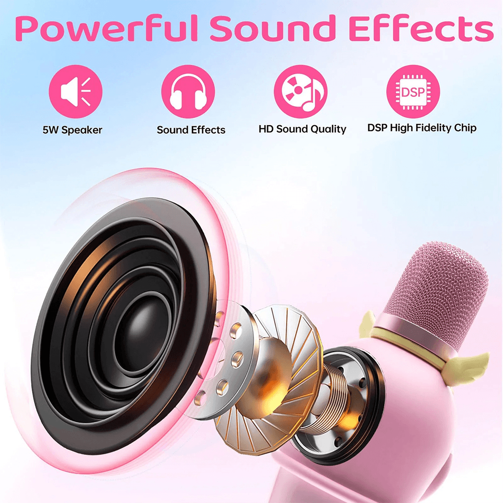 Bluetooth Mikrofon Unicorn Beli