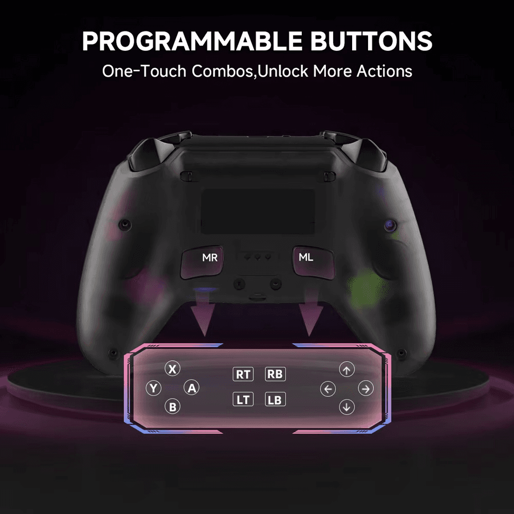 Joypad Bluetooth WIFI za PS5 Crni RGB