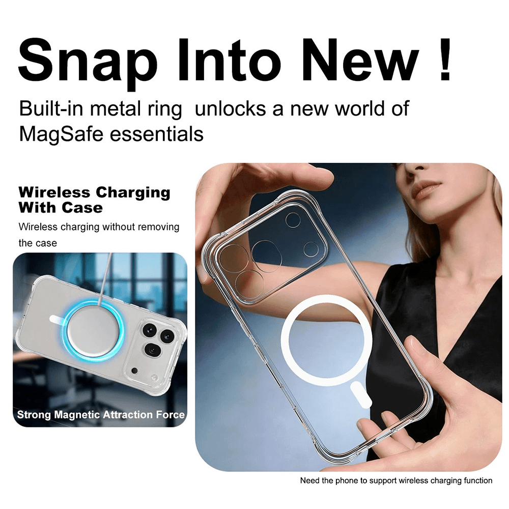 Torbica Magsafe Ice Cube za Honor 600 Pro Transparent
