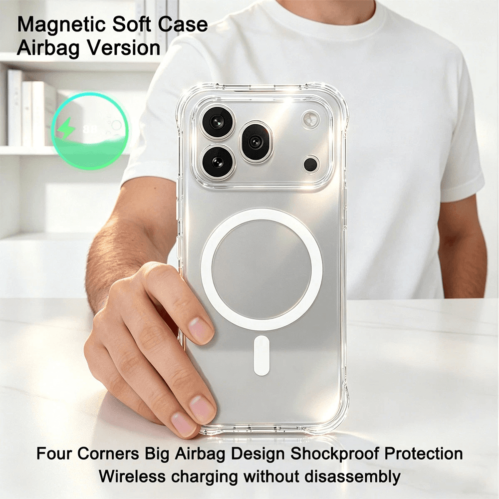 Torbica Magsafe Ice Cube za Honor 600 Pro Transparent