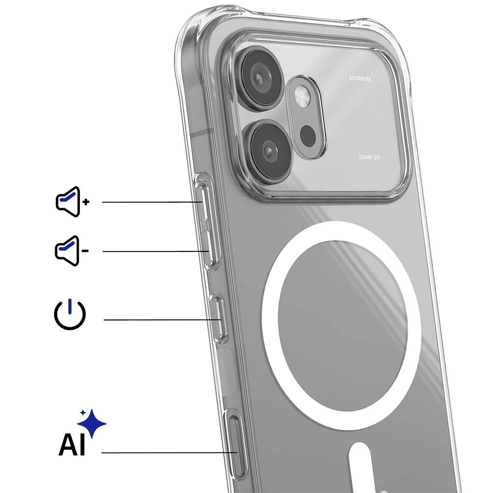 Torbica Magsafe Ice Cube za Honor 600 Transparent